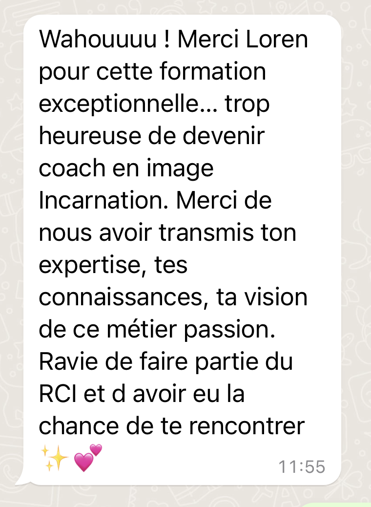 Retour sur la formation de Claire