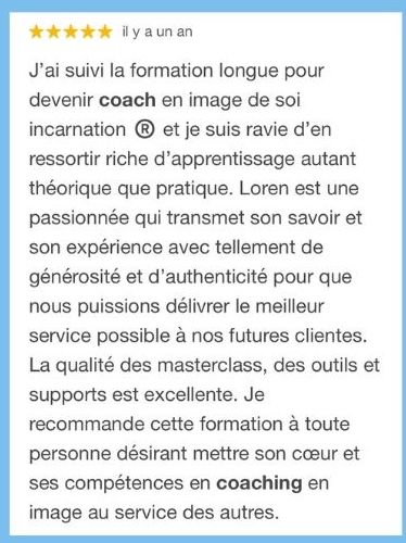 Retour sur la formation Incarnation